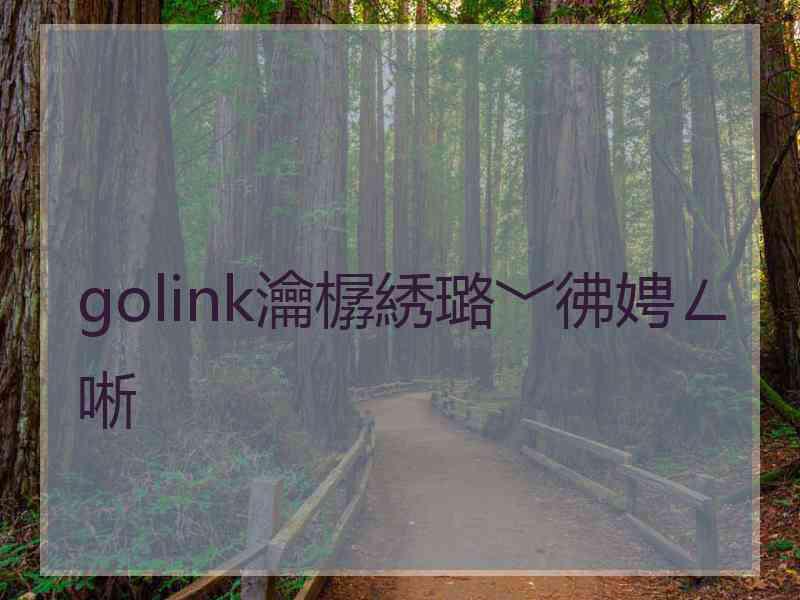 golink瀹樼綉璐﹀彿娉ㄥ唽