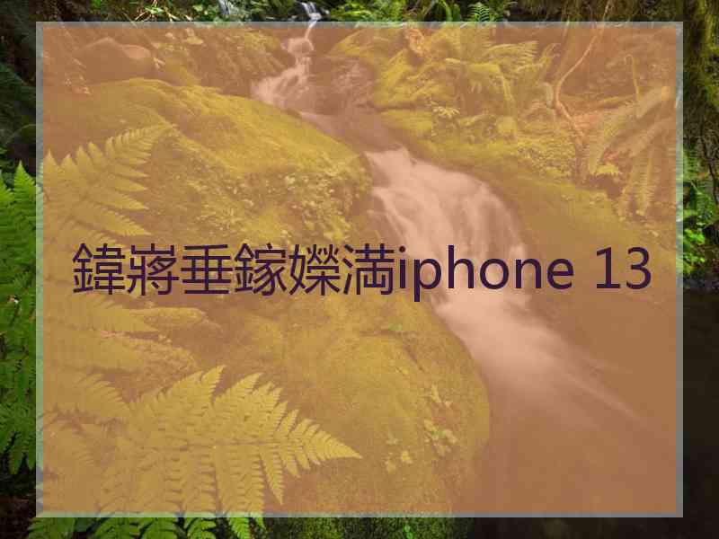 鍏嶈垂鎵嬫満iphone 13