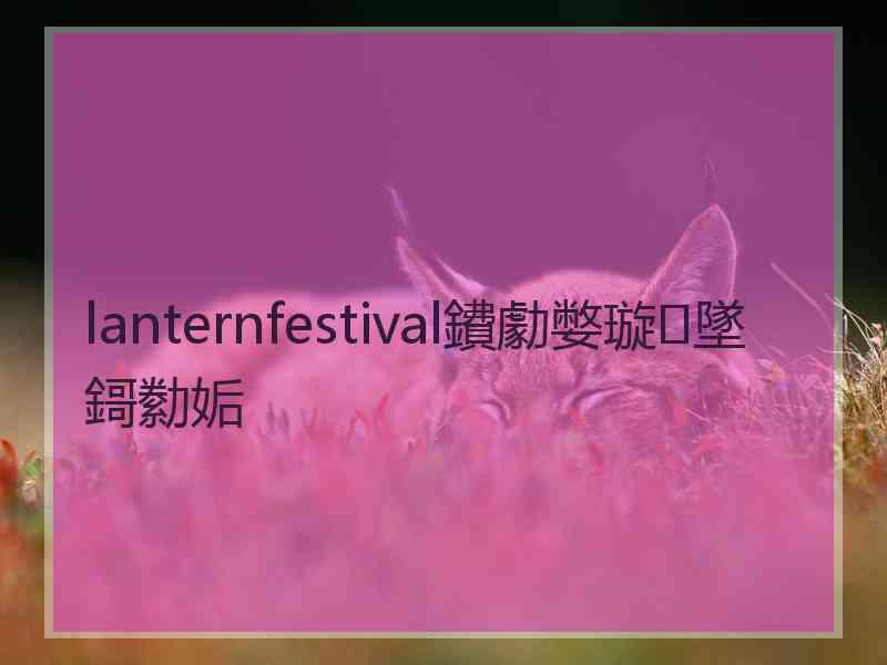 lanternfestival鐨勮嫳璇墜鎶勬姤