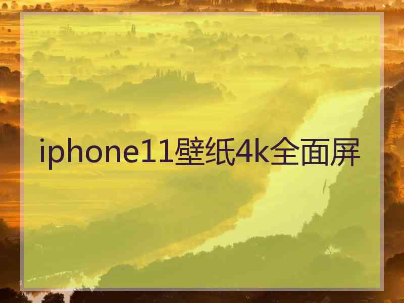 iphone11壁纸4k全面屏