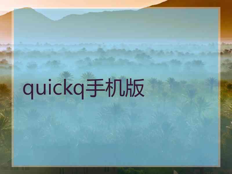 quickq手机版