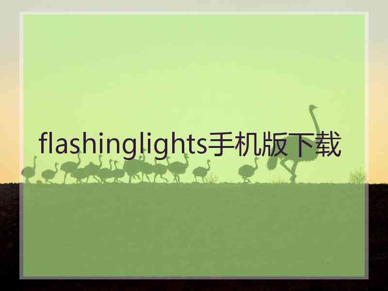 flashinglights手机版下载